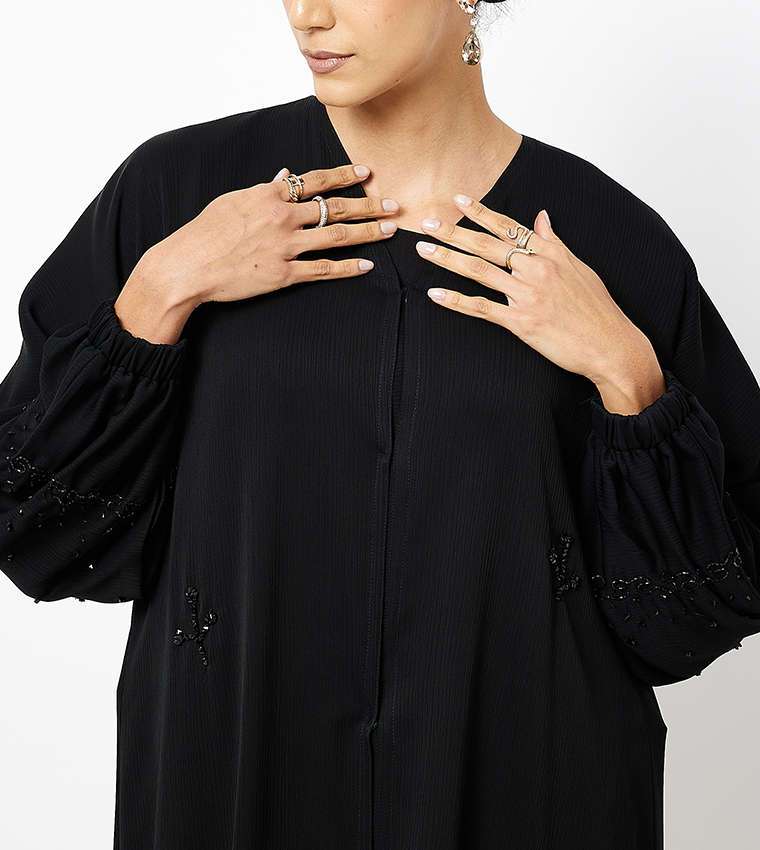 Embellished Long Sleeves Abaya