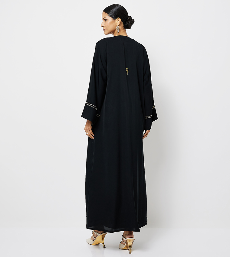 Embroidered Long Sleeves Abaya