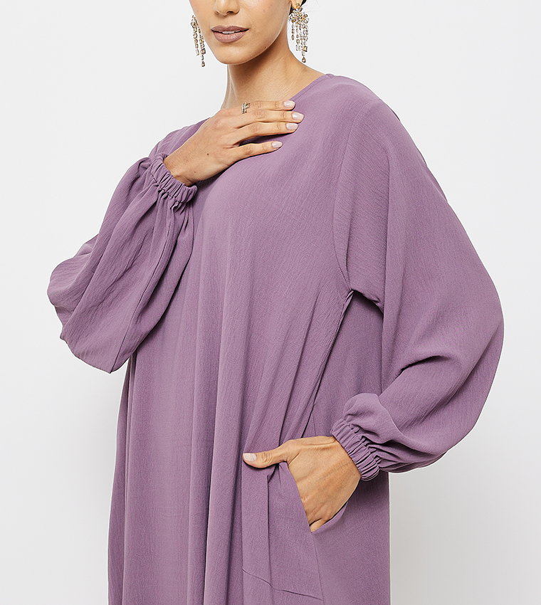 Roza Abaya  Abayas - Purple Abayas