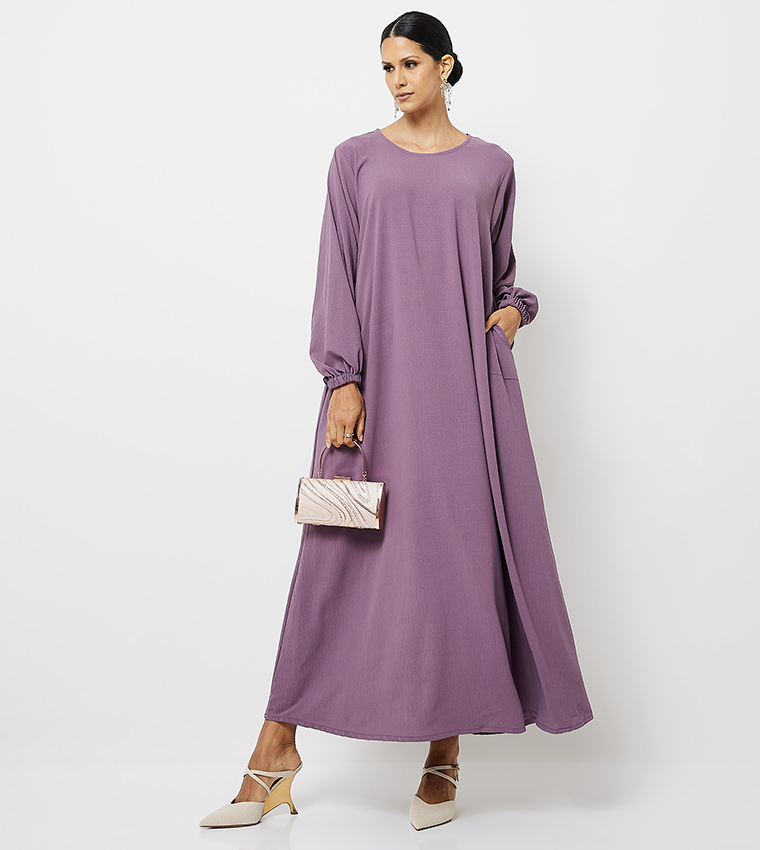 Roza Abaya  Abayas - Purple Abayas