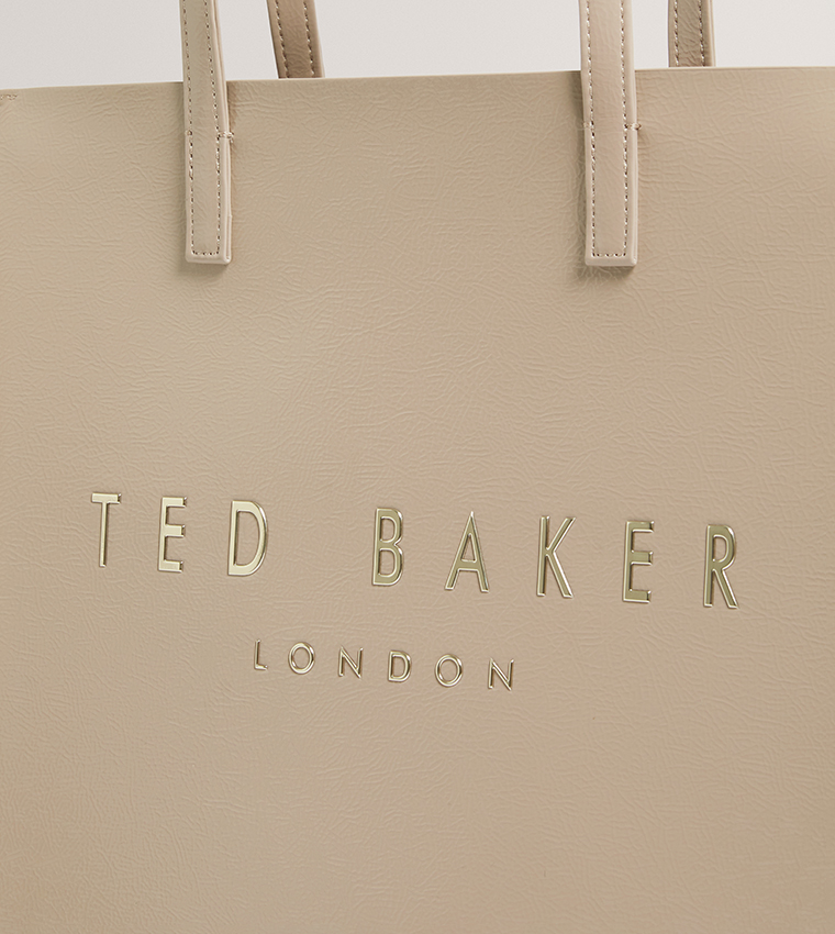 CRINKON Textured Logo Detail Tote Bag, Large