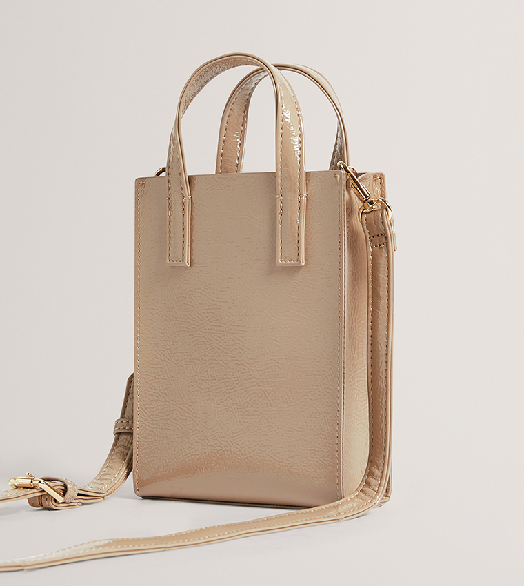 CRINKLL Textured Logo Detail Mini Tote Bag