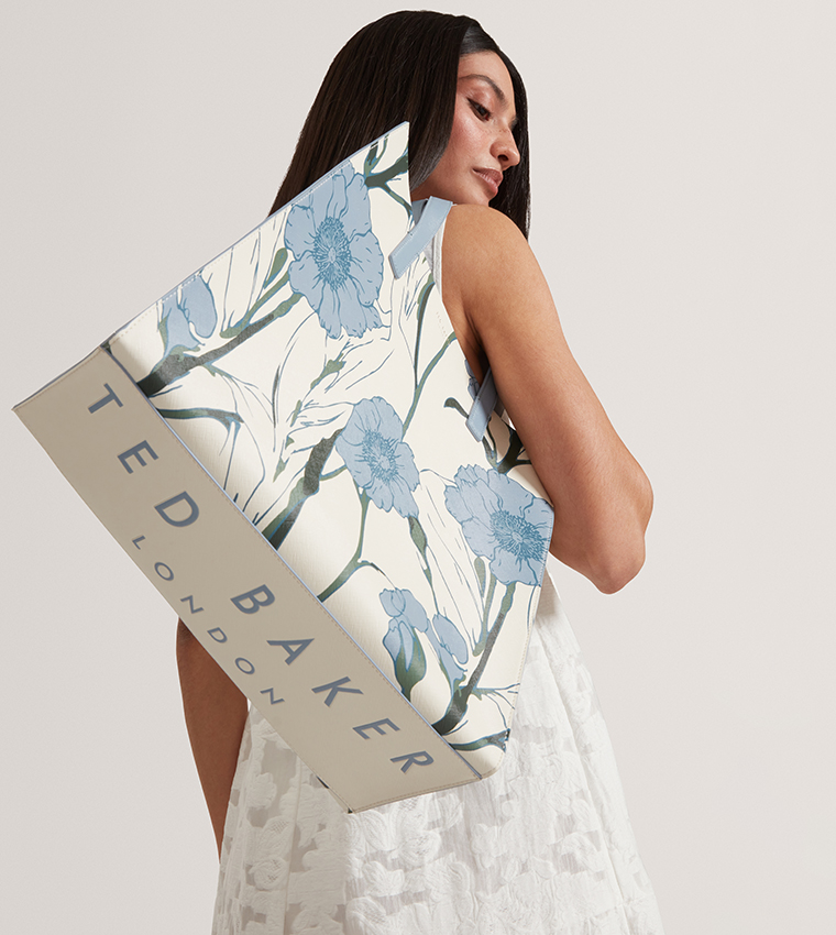 TIPCON Floral Printed Tote Bag, Large