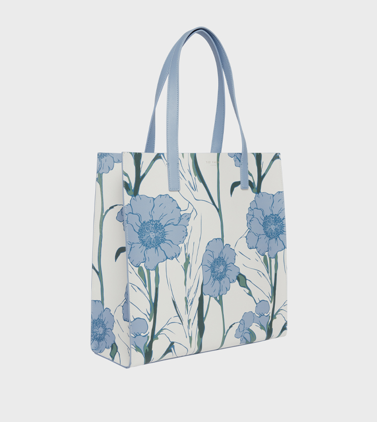TIPCON Floral Printed Tote Bag, Large