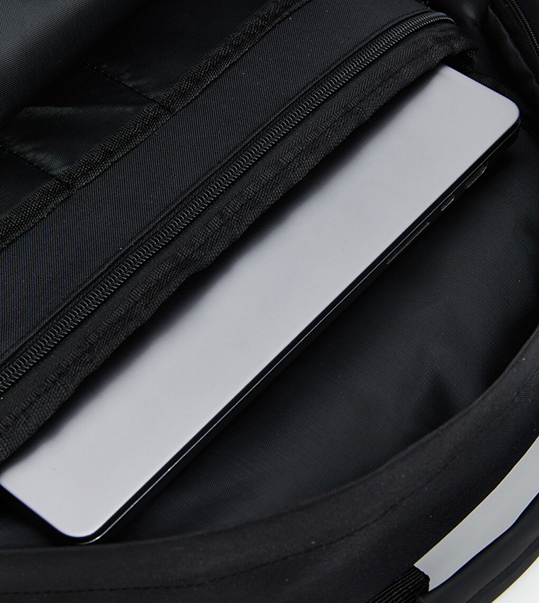 Solid Zipper Backpack