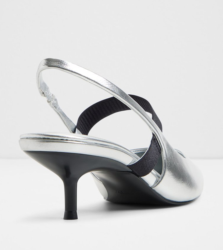 SABINNA Metallic Slingback Pumps