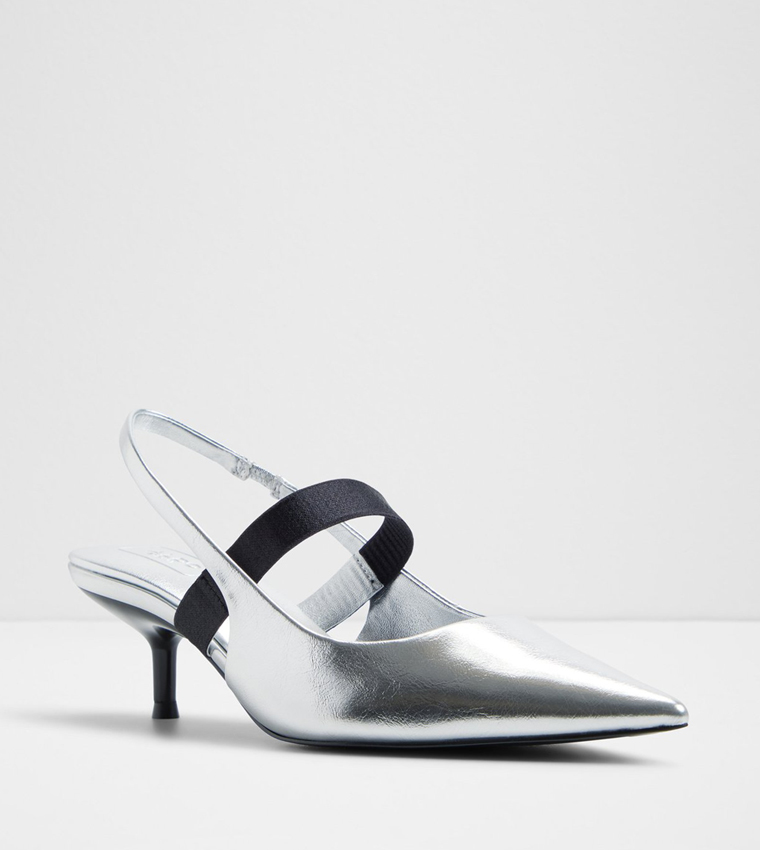SABINNA Metallic Slingback Pumps