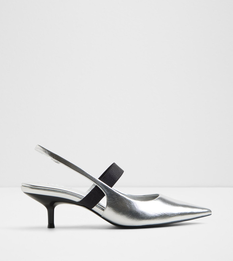 SABINNA Metallic Slingback Pumps