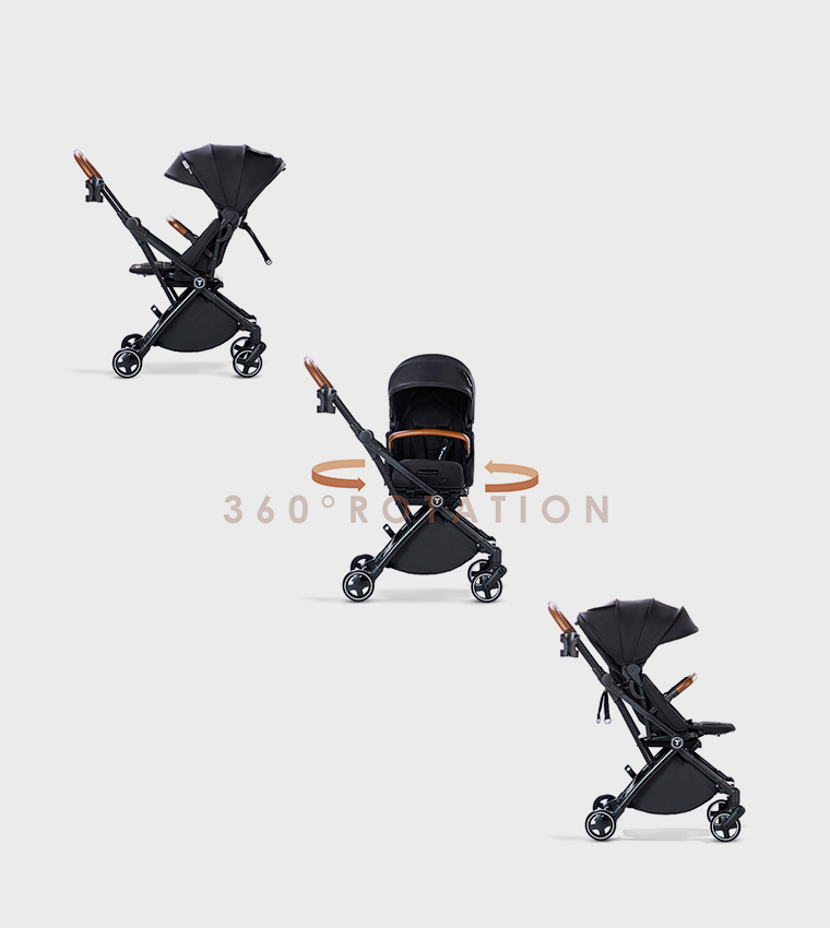 Compacto Auto Fold 360° Reversible Stroller
