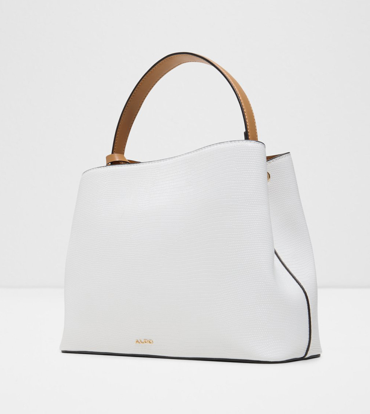 SELENIA Textured Top Handle Bag