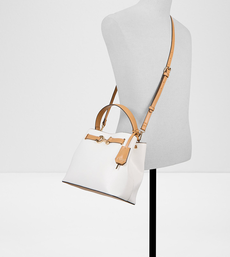 SELENIA Textured Top Handle Bag