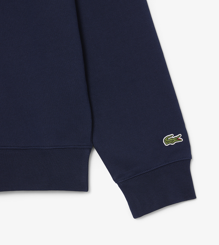 Logo Embossed Crew Neck Sweatshirt