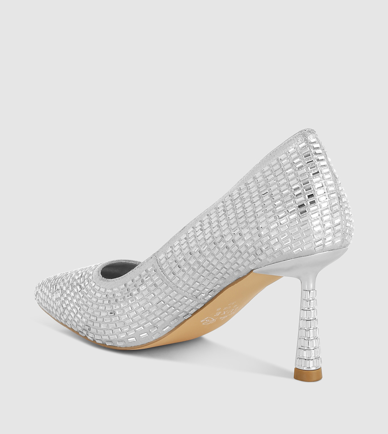 Embellished Pointed Toe Pumps