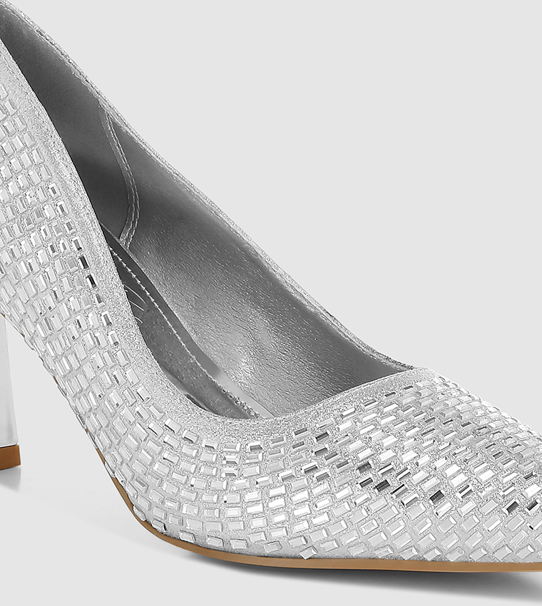 Embellished Pointed Toe Pumps