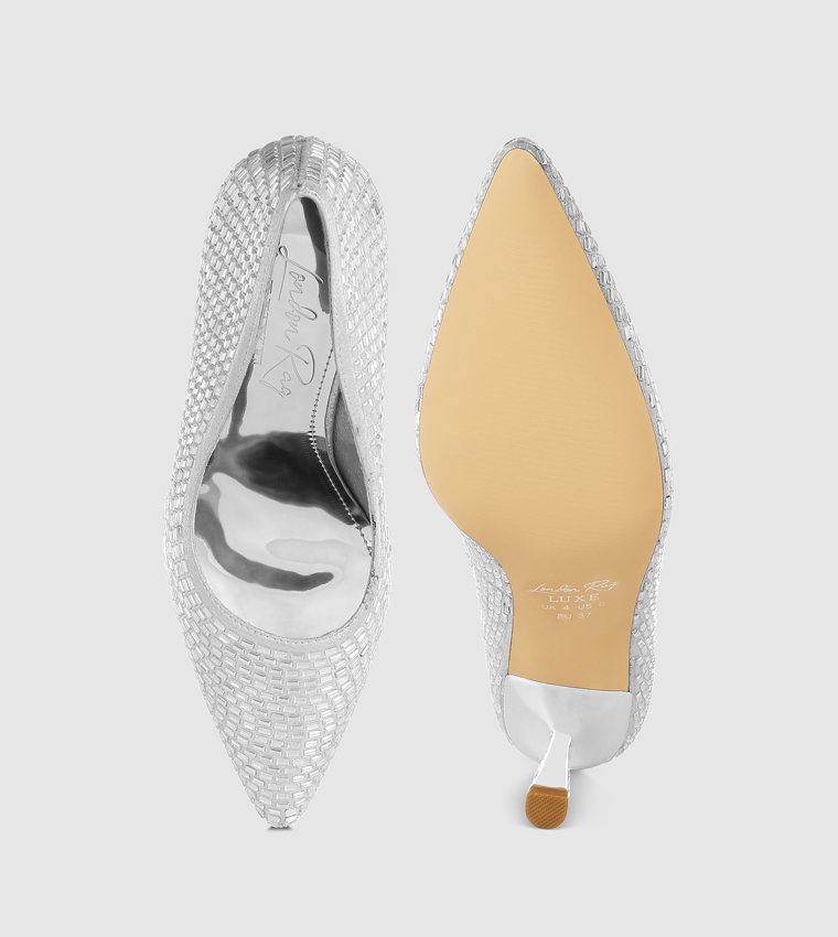 Embellished Pointed Toe Pumps