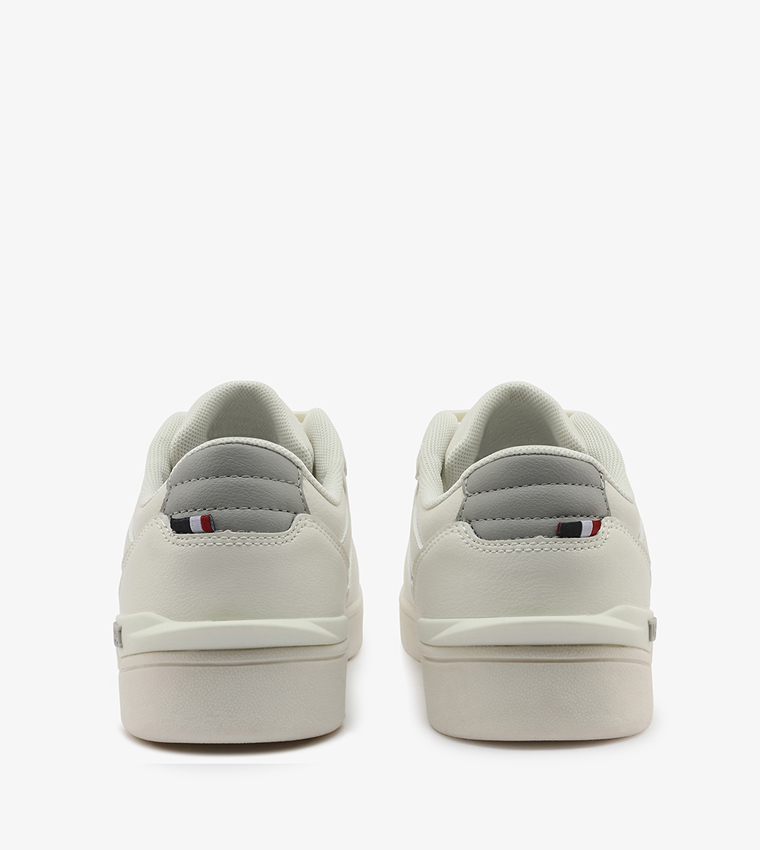 Logo Detail Lace Up Sneakers