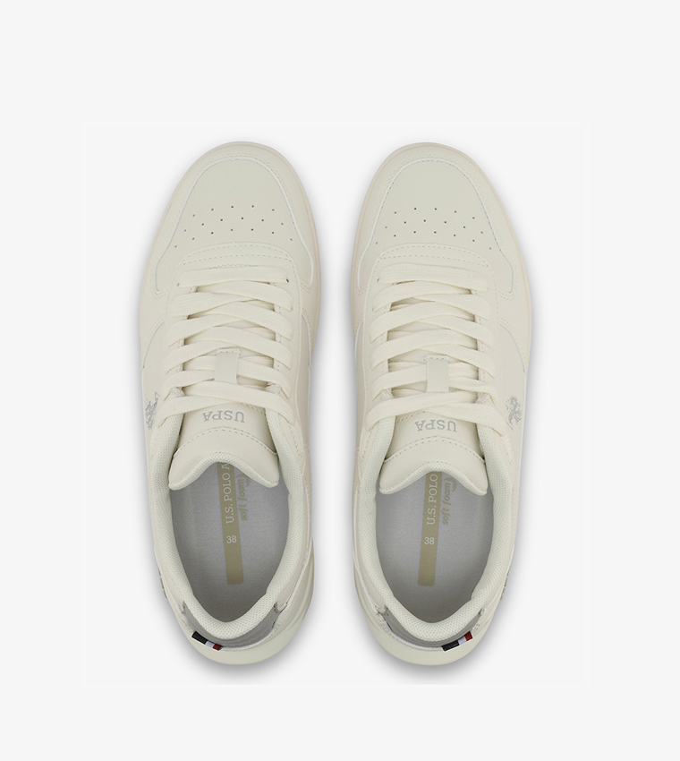 Logo Detail Lace Up Sneakers