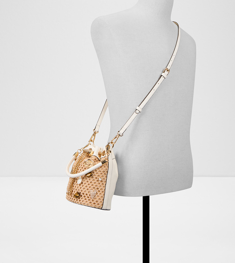 SHELLINA Embellished Bucket Bag