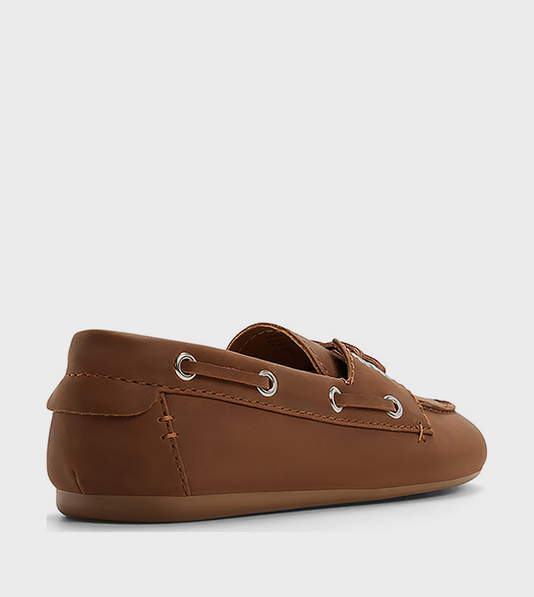 SHELLY Round Toe Slip-On Loafers