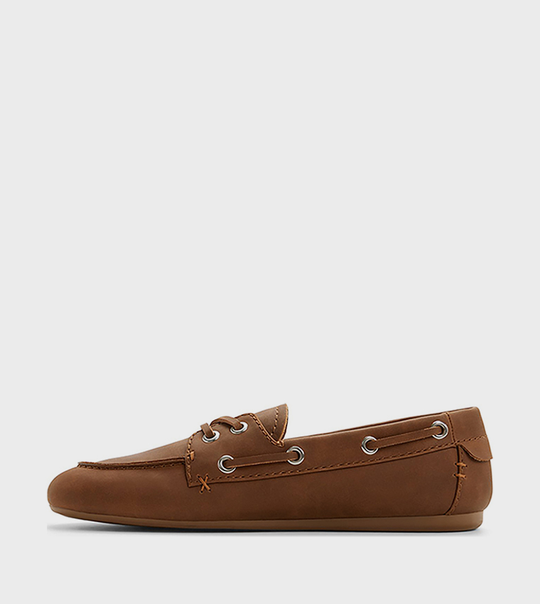 SHELLY Round Toe Slip-On Loafers