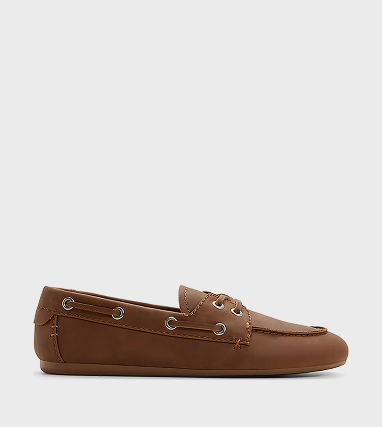 SHELLY Round Toe Slip-On Loafers