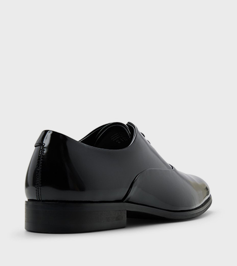 SINGLETON_H Glossy Lace Up Oxford Shoes