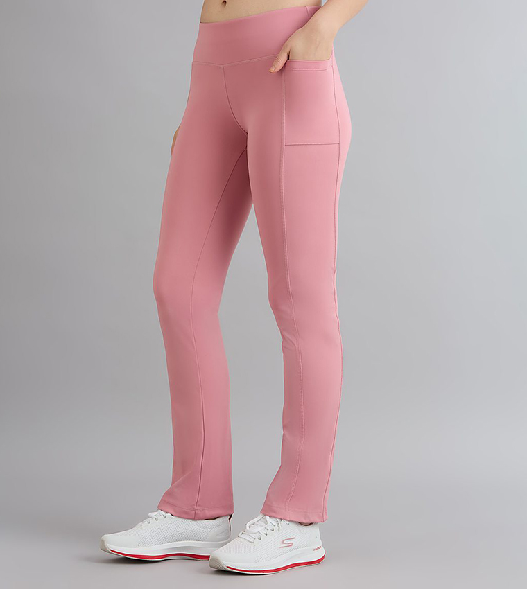 Solid Active Flared Leggings