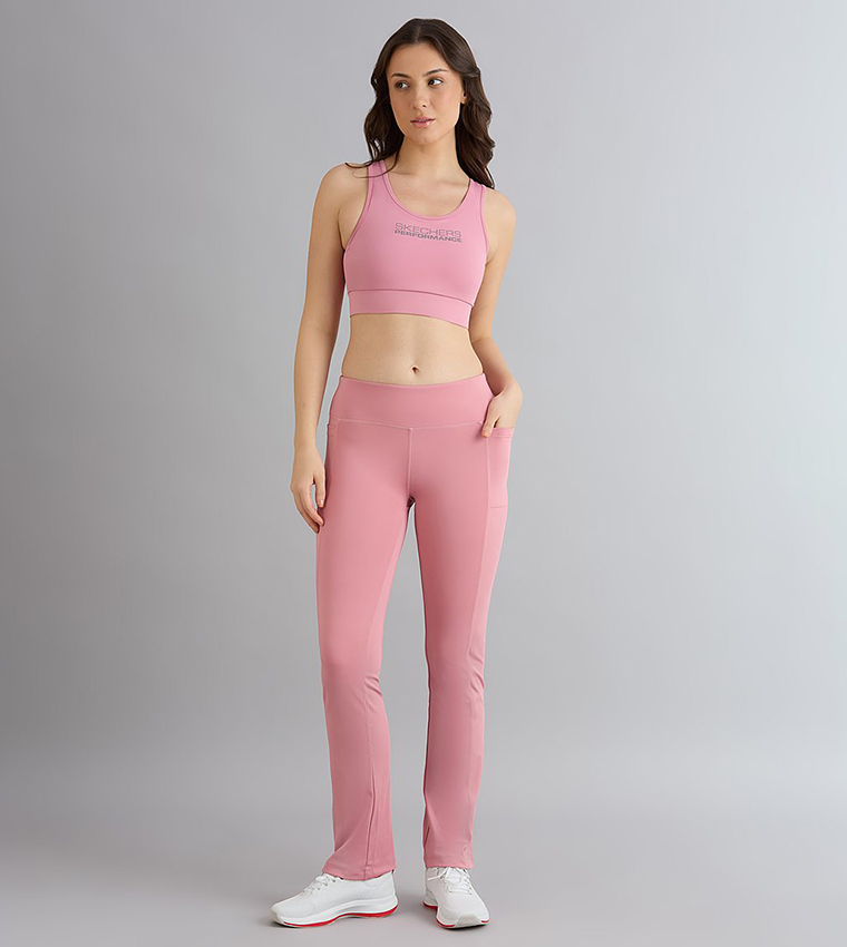 Solid Active Flared Leggings