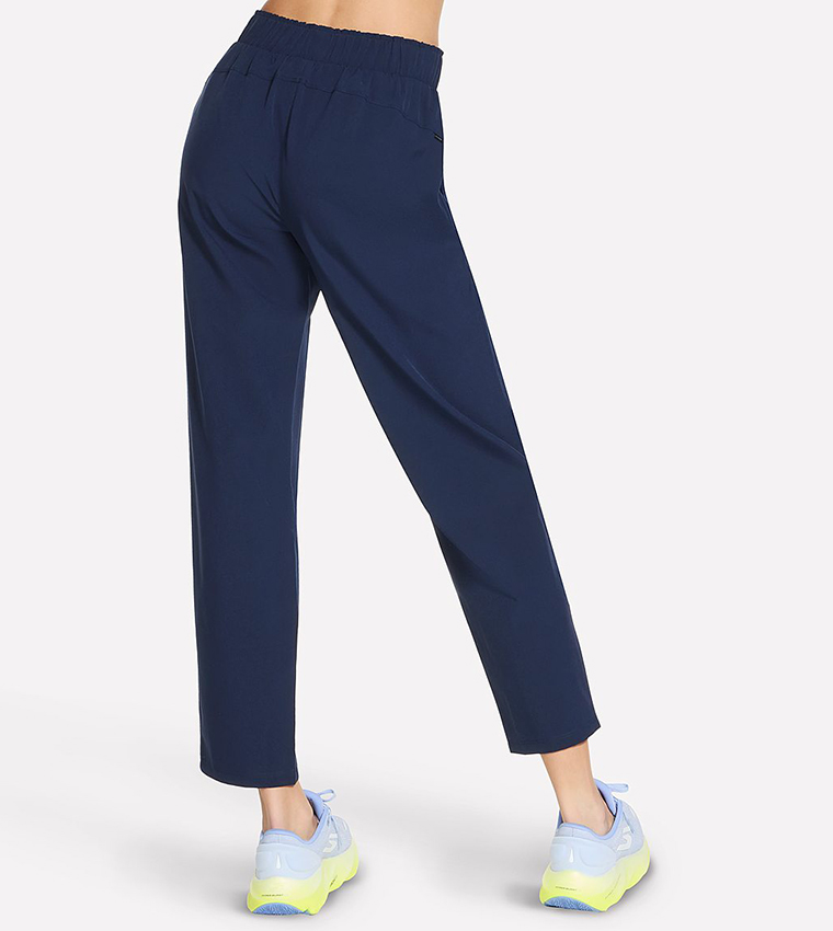 GOWALK Drawstring Waist Straight Track Pants