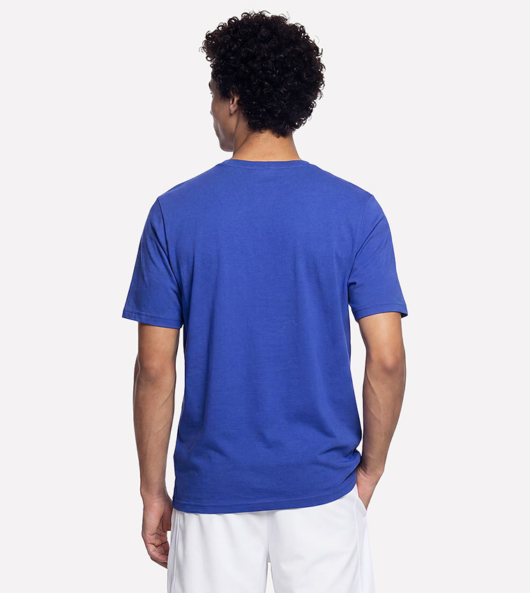 سكيتشرز  تيشيرتات بياقة دائرية  - أزرق Round Neck T-Shirts