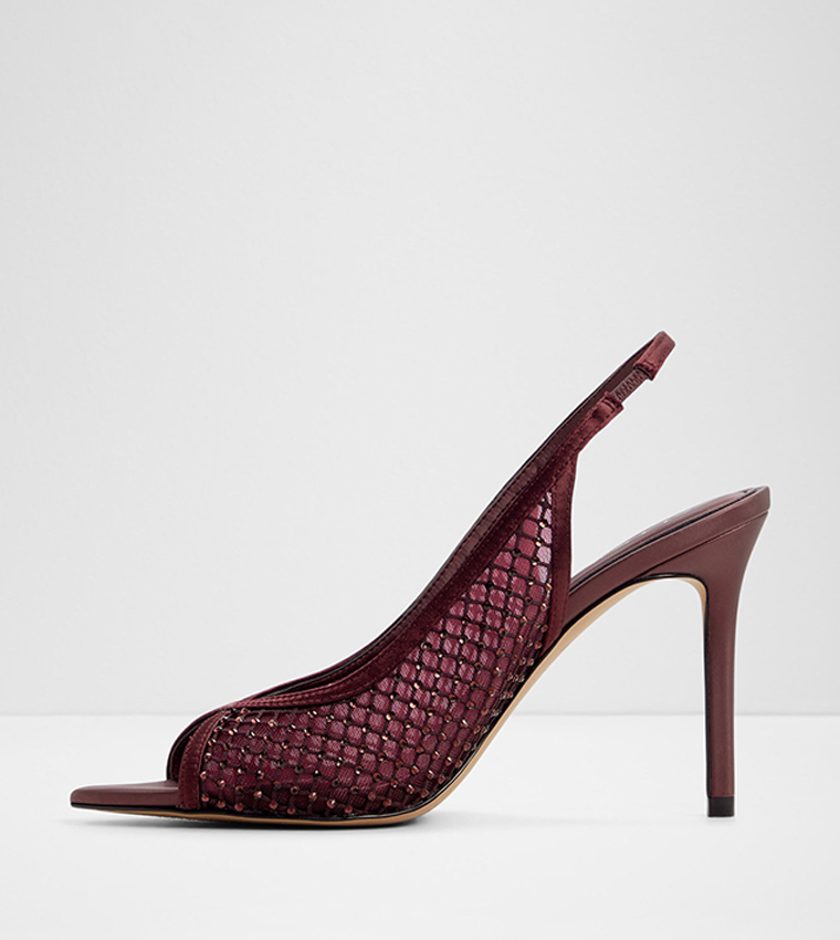 SKOLAS Embellished Slingback Heel Sandals
