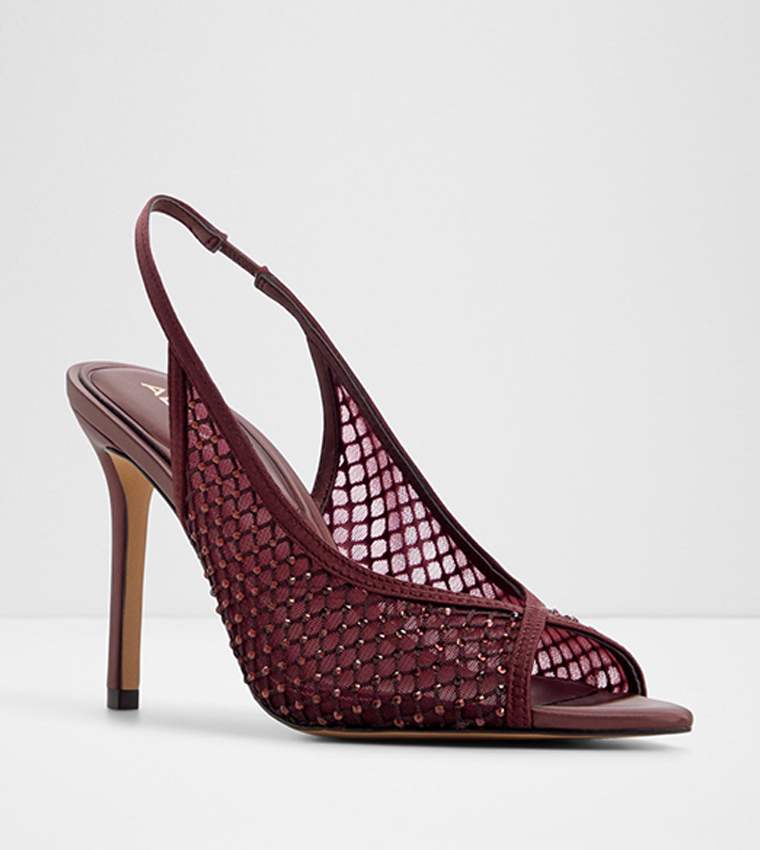 SKOLAS Embellished Slingback Heel Sandals