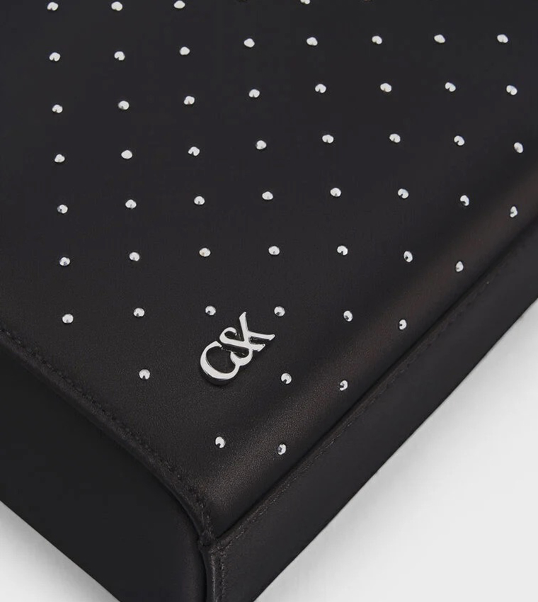 Embellished Bow Detail Mini Tote Bag