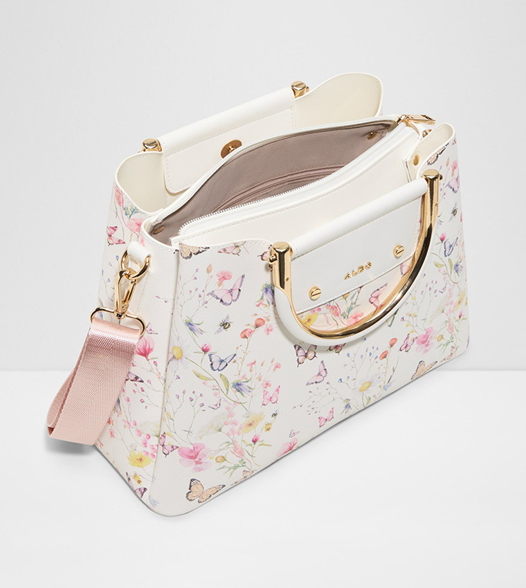 SLOANA Floral Printed Satchel Bag