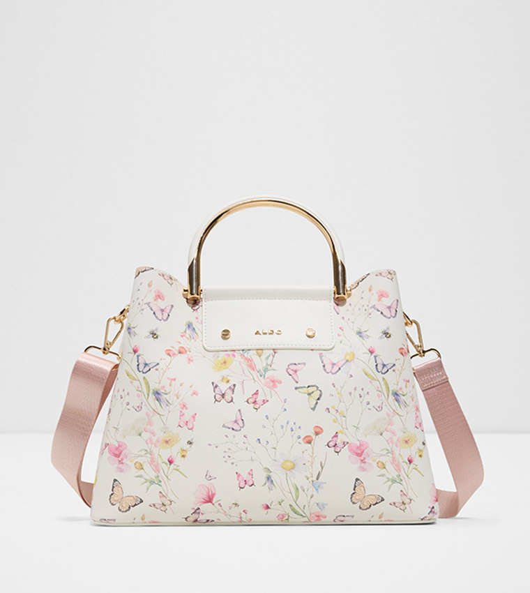 SLOANA Floral Printed Satchel Bag