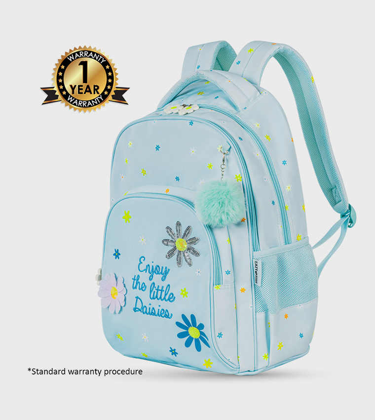 3-Piece 17" School Bag with Lunch Bag and Pencil Pouch - Little Daisy
