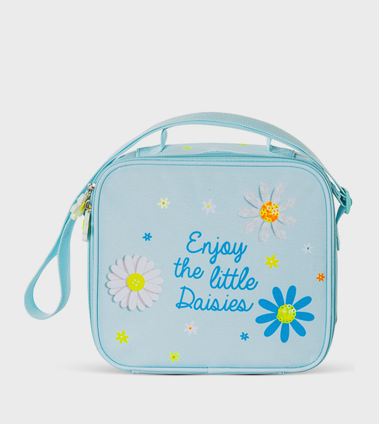 3-Piece 17" School Bag with Lunch Bag and Pencil Pouch - Little Daisy