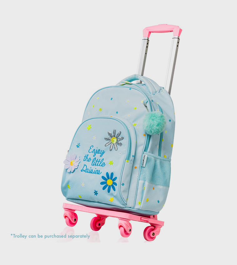 3-Piece 17" School Bag with Lunch Bag and Pencil Pouch - Little Daisy