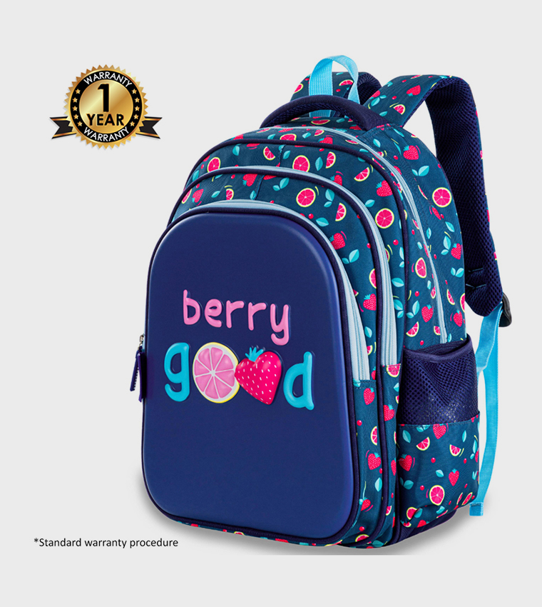 16" School Bag with Pencil Case - Berry Good