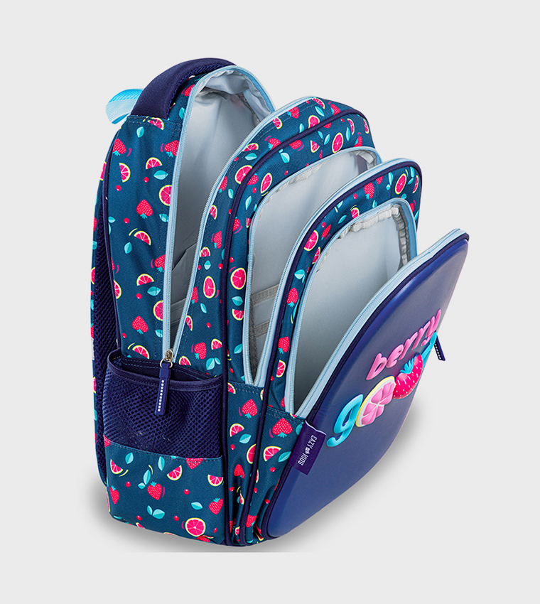16" School Bag with Pencil Case - Berry Good