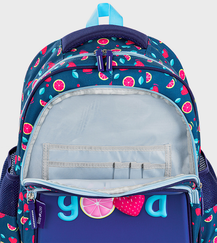 16" School Bag with Pencil Case - Berry Good