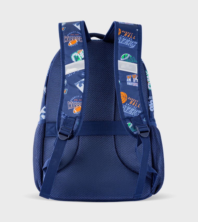 3-Piece 18" Backpack Set with Lunch Bag and Pencil Case - Basket Ball