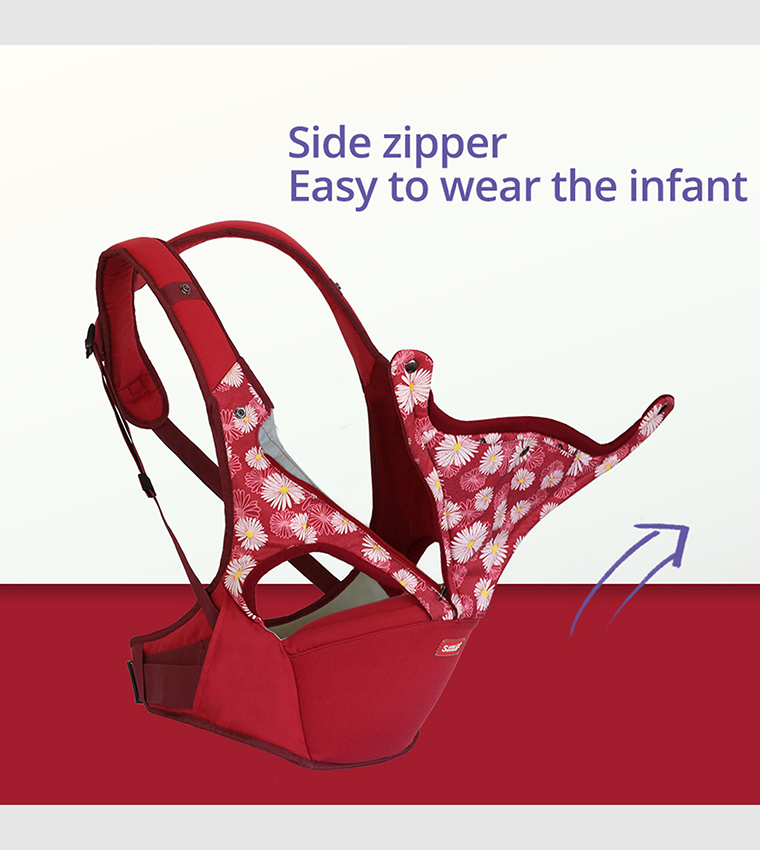 Baby Carrier - Flower Red