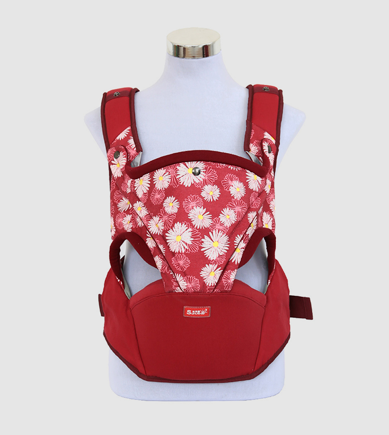 Baby Carrier - Flower Red