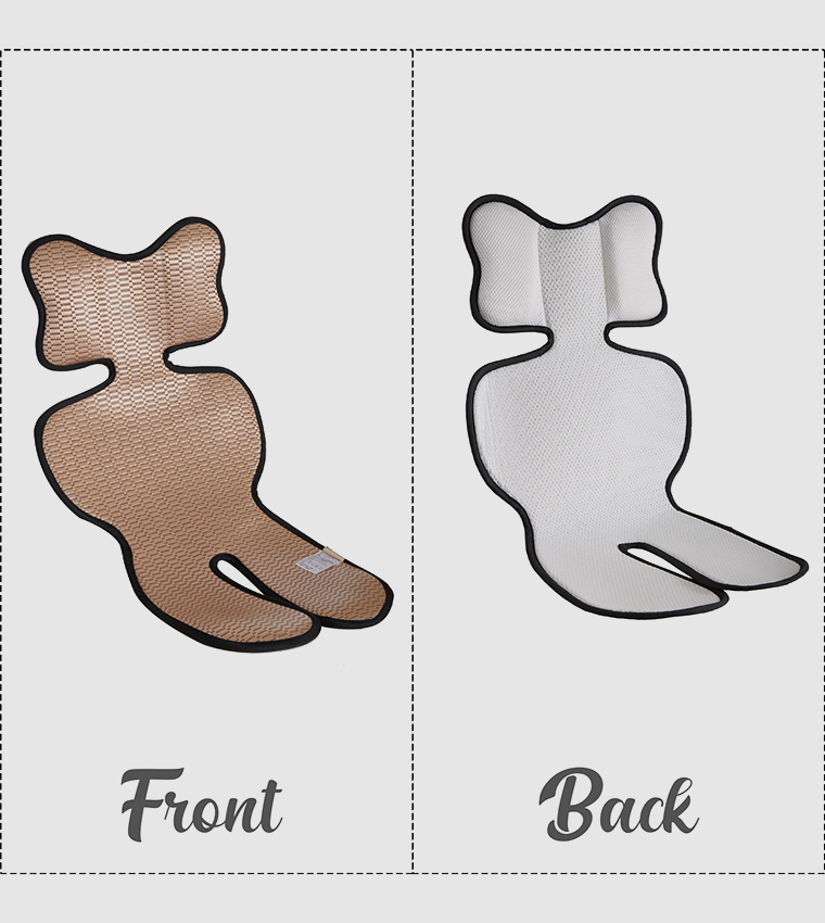 Breathable Cool Liner Pad for Baby Stroller, Car Seat, High Chair and Cradle - Beige
