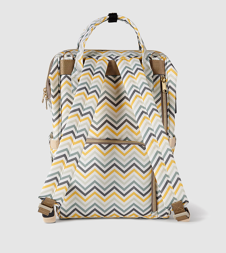 حقيبة حفاضات بطبعة  