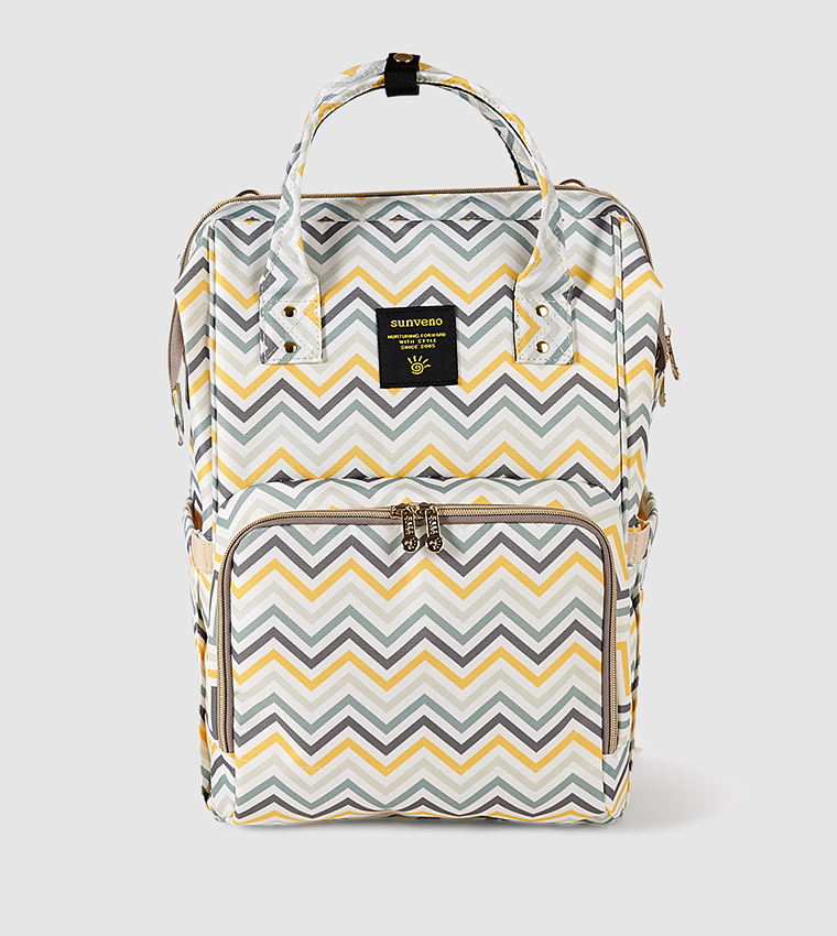 حقيبة حفاضات بطبعة  