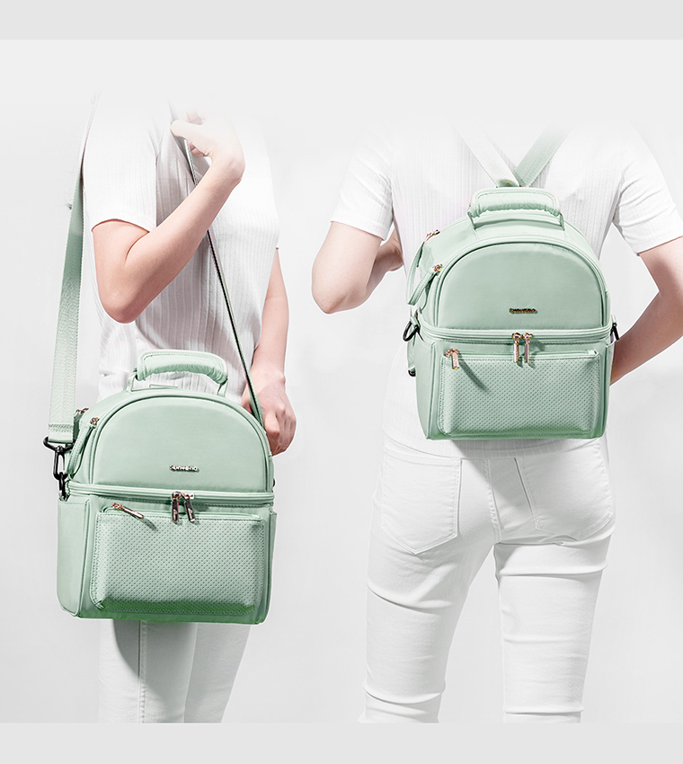 Insulated Lunch Bag with Thermo Box