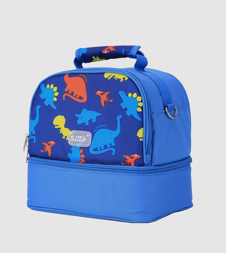 Dinosaur Printed Insulated Lunch Bag