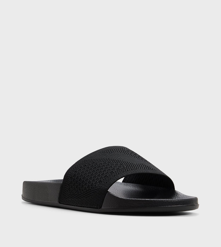 SOLANO Mesh Strap Open Toe Slides
